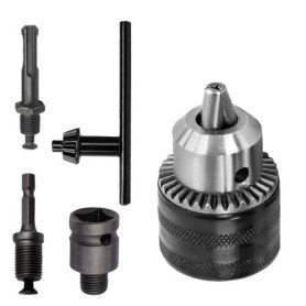Adaptateur de Mandrin à Serrage Rapide 1,5-13mm pour Perceuse et Perceuse à Percussion