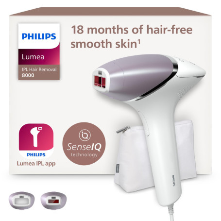 Philips Lumea Série 8000 - Épilateur à Lumière Pulsée avec Technologie SenseIQ