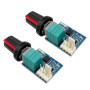 Contrôleur de Vitesse PWM pour Ventilateurs 12V - 2Pcs avec Interrupteur LED