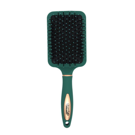 Brosse à Cheveux Démêlante Glam Up Maxi Carré Vert Rose Gold
