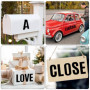 Lot de 16 Autocollants Lettres et Chiffres en Vinyle Imperméable