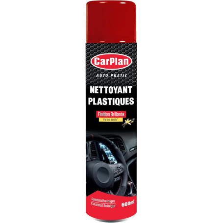 Carplan Nettoyant Plastiques Vanille 600 ML - Parfum Agréable et Efficace