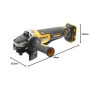 Meuleuse d'angle Dewalt XR 18V 125mm avec Coffret TSTAK