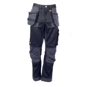 Pantalon de Travail Utilitaire DEWALT Harrison pour Homme - Noir/Gris