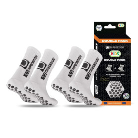 Lot de 2 paires de chaussettes de football antidérapantes pour enfants - Tapedesign