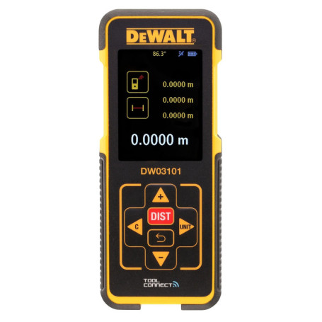 Télémètre Laser DEWALT 100m avec Affichage Métrique et Anglais