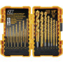 Lot de 21 Forets DEWALT en Nitrure de Titane avec Système de Rangement ToughCase+