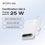 Powerbank Magnétique EcoFlow 10000mAh avec Câble USB-C 36W