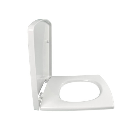 Abattant de Toilette Jacob Delafon Escale en Thermodur Blanc avec Charnières Métalliques