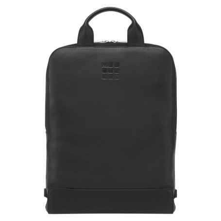 Sac à Dos Moleskine en Cuir Noir pour Ordinateur Portable jusqu'à 15"