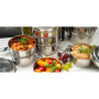 Boîte à Lunch Tiffin en Acier Inoxydable à 3 Niveaux - Indian-Tiffin