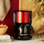 Cafetière Moulinex Subito Rouge 10-15 Tasses avec Arrêt Automatique