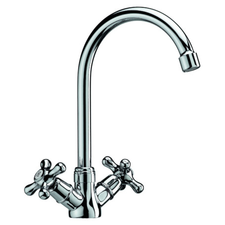 Robinet Mélangeur de Cuisine Chromé Almendro - Design Élégant et Pratique