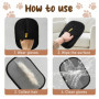 Gants de Toilettage SZZETK pour Animaux - 2 Pièces Anti Poils pour Chiens et Chats