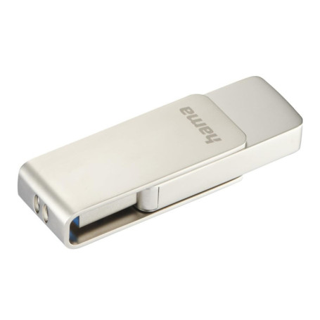 Clé USB Hama Rotate Pro 32 Go - Vitesse 70 Mo/s, Design Compact Argenté