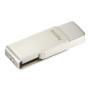 Clé USB Hama Rotate Pro 32 Go - Vitesse 70 Mo/s, Design Compact Argenté