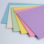 Lot de 50 Feuilles Cartonnées A3 210 g/m² - Couleurs Pastel Arc-en-Ciel