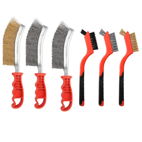 Ensemble de 6 Brosses Métalliques pour Nettoyage et Détartrage