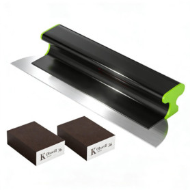 Couteau à Enduire Professionnel 40 cm - Spatule en Acier Inoxydable pour Plâtrage