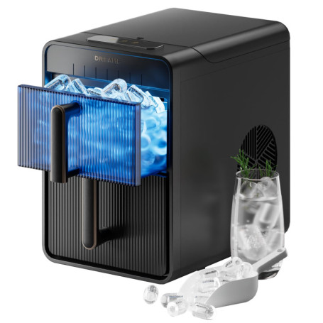 Machine à Glaçons DREAME Aura Bullet - Glaçons en 6 Min, Commande Numérique