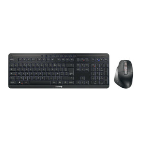 CHERRY Stream Desktop Ultimate - Ensemble Clavier et Souris Ergonomique sans Fil AZERTY