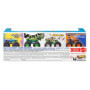 Pack de 4 Monster Trucks Hot Wheels® à l'échelle 1/64 avec roues géantes