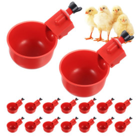 Lot de 16 Abreuvoirs Automatiques pour Poules et Oiseaux