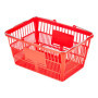 VEVOR Lot de 12 Paniers de Courses Empilables en Plastique Rouge - 21L