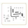 Support Mural Réglable pour Coffre de Toit - LANCO Automotive