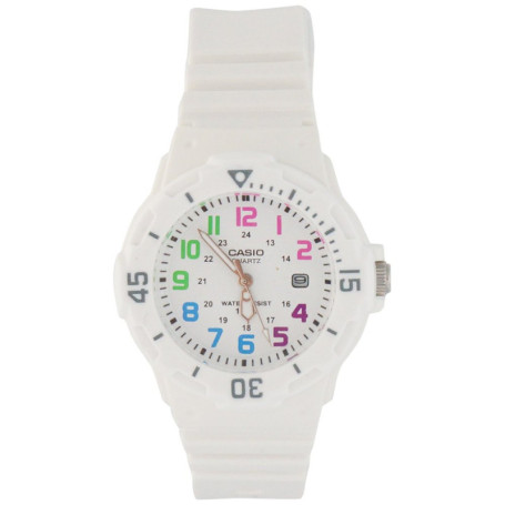 Montre Casio Femme Acier Inoxydable et Résine - Modèle LRW-200H-2BVCF