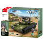 Tank de Combat Sluban avec Figurines - Set de Construction Militaire 326 Pièces