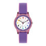 Montre d'apprentissage analogique Cander Berlin MNA 0130 A pour enfant - Rose et violet