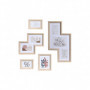 Porte photos mural DKD Home Decor Urban Verre Naturel Multicouleur Bois MDF (40 69,99 €