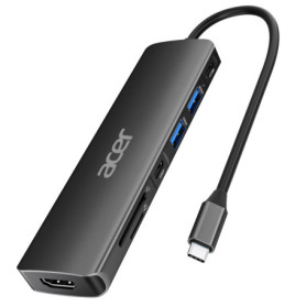 Acer Hub USB C 7 en 1 avec HDMI 4K et Chargement PD 100W