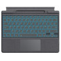 Clavier Bluetooth MoKo AZERTY pour Microsoft Surface Pro avec Pavé Tactile et Rétroéclairage LED