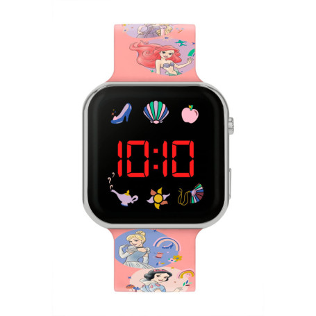 Montre Numérique Disney Princess pour Filles - Rose