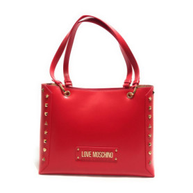 Sac à main Love Moschino Rouge avec Clous