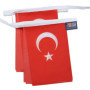 Guirlande de Drapeaux Turcs 12m - 20 Fanions en Polyester