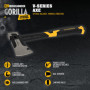 Hache Roughneck Gorilla V 0,6 kg - Puissance et Confort d'Utilisation