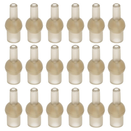 Lot de 50 perles d'arrêt en caoutchouc pour pêche à la carpe - 16 mm