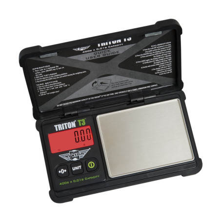 Balance numérique de poche My Weigh Triton T3 - 400 g x 0,01 g, noir