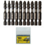 Jeu d'embouts de tournevis SabreCut 50 mm - PZ2, PZ3, PH2, PH3, SL7, T15, T20 avec boîte
