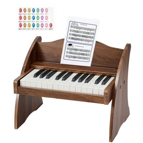 Clavier de Piano Électronique en Bois pour Enfants - 25 Touches Musicales VEVOR