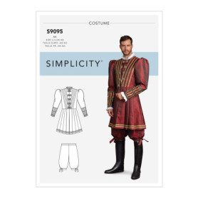 Patron de Couture Historique pour Homme Simplicity S9095 - Tailles 44 à 52