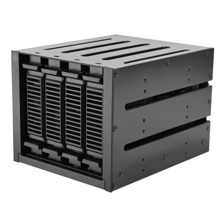 Cage d'échange à chaud SilverStone pour 4 lecteurs 3,5" en baie 5,25"