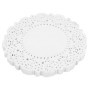Lot de 150 napperons en papier dentelle blanc pour pâtisserie