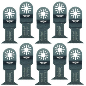 Pack de 10 Lames de Coupe à Bois 44mm TopsTools UN44F - Compatibles Bosch, Makita, Milwaukee