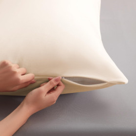 Lot de 2 Taies d'Oreiller Sonive 40x40 cm en Microfibre Hypoallergénique