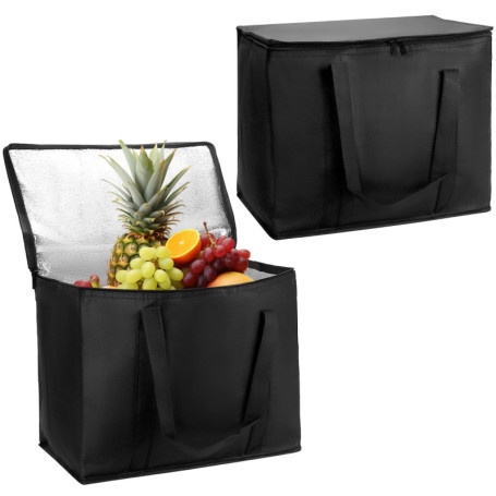 QWORK Sac Isotherme Pliable - Lot de 2 pour Pique-Nique et Shopping