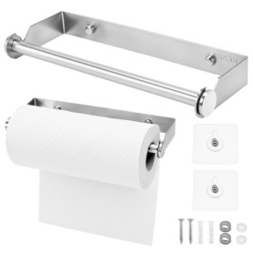 Support Essuie-Tout en Acier Inoxydable QWORK - Pratique et Polyvalent